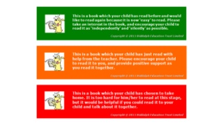Set of 3 'Traffic Light' Bookmarks